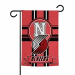 Portland Trail Blazers Garden Flag Customized Circle Medallion Red Best Selling
