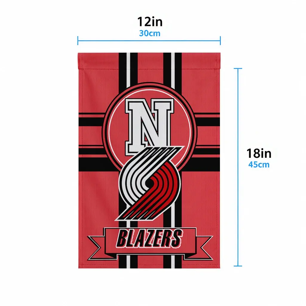Portland Trail Blazers Garden Flag Customized Circle Medallion Red High Quality Portland Trail Blazers Garden Flag Customized Circle Medallion Red High Quality