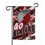 Portland Trail Blazers Garden Flag Personalized Glowing Star Red Best Selling
