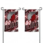 Portland Trail Blazers Garden Flag Personalized Glowing Star Red Best Selling