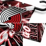 Portland Trail Blazers Garden Flag Personalized Glowing Star Red Best Selling