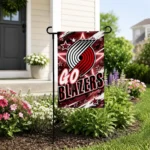 Portland Trail Blazers Garden Flag Personalized Glowing Star Red Best Selling
