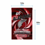Portland Trail Blazers Garden Flag Personalized Swirl Vortex Red Best Selling