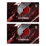 Portland Trail Blazers House Flag Custom Speed Slashes Red Best Selling