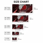 Portland Trail Blazers House Flag Custom Speed Slashes Red Best Selling