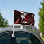 Portland Trail Blazers House Flag Custom Speed Slashes Red Best Selling