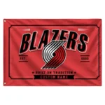 Portland Trail Blazers House Flag Customized Ornate Border Red Best Selling