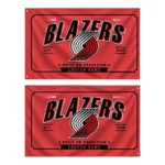 Portland Trail Blazers House Flag Customized Ornate Border Red Best Selling