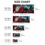 Portland Trail Blazers House Flag Personalized Diagonal Stripes Red Best Selling