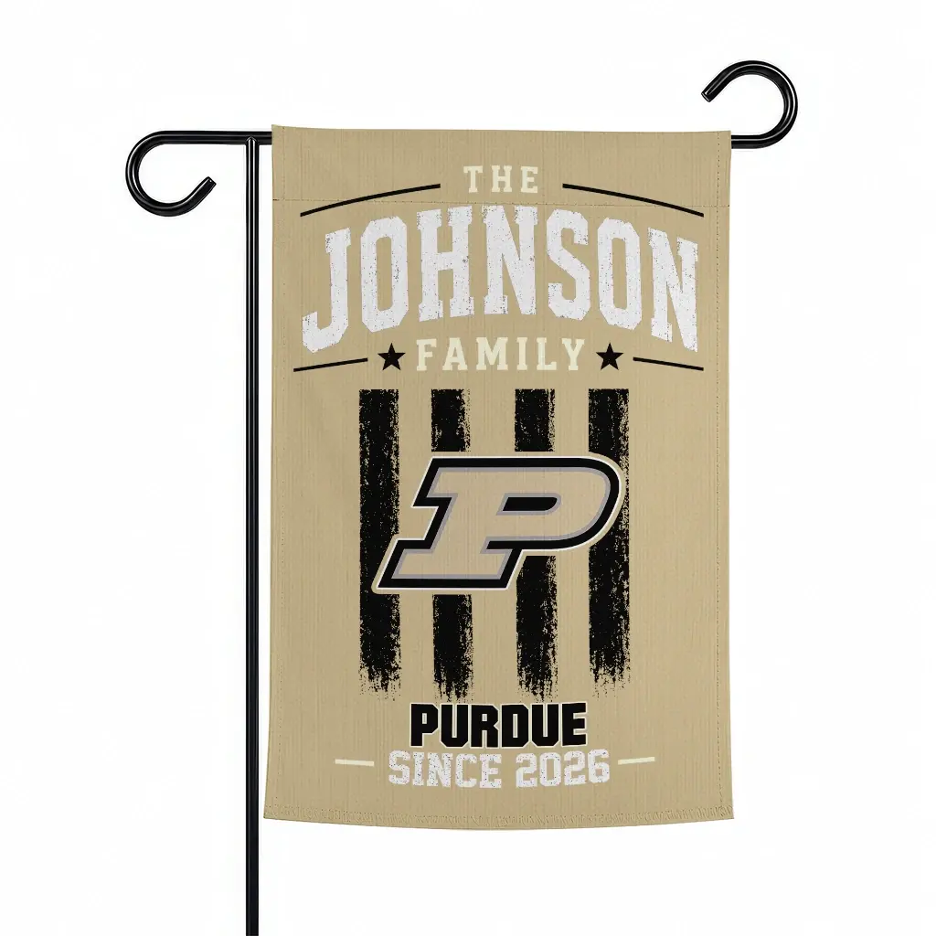Purdue Boilermakers Garden Flag Custom Distressed Stripes Gold Best Selling Purdue Boilermakers Garden Flag Custom Distressed Stripes Gold Best Selling