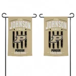 Purdue Boilermakers Garden Flag Custom Distressed Stripes Gold Best Selling