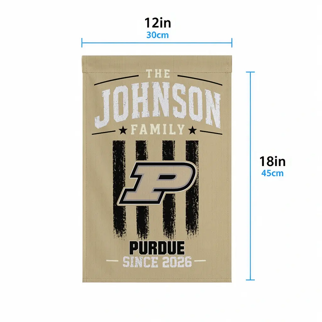 Purdue Boilermakers Garden Flag Custom Distressed Stripes Gold High Quality Purdue Boilermakers Garden Flag Custom Distressed Stripes Gold High Quality