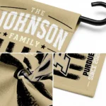 Purdue Boilermakers Garden Flag Custom Distressed Stripes Gold Best Selling