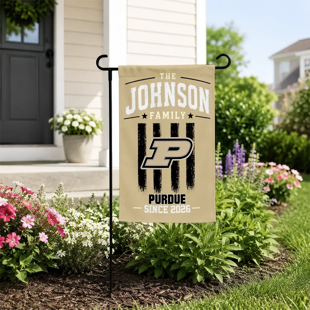 Purdue Boilermakers Garden Flag Custom Distressed Stripes Gold New Arrival Purdue Boilermakers Garden Flag Custom Distressed Stripes Gold New Arrival