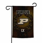 Purdue Boilermakers Garden Flag Custom Laurel Wreath Gold Best Selling