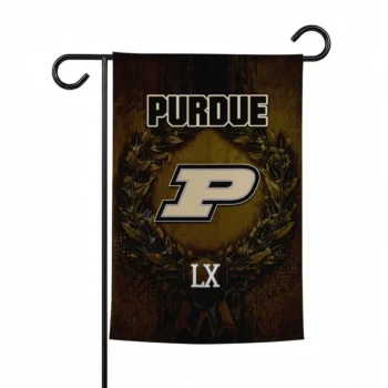 Purdue Boilermakers Garden Flag Custom Laurel Wreath Gold Best Selling
