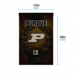 Purdue Boilermakers Garden Flag Custom Laurel Wreath Gold Best Selling