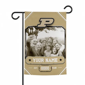 Purdue Boilermakers Garden Flag - Custom Photo Frame Gold