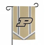 Purdue Boilermakers Garden Flag Customized Chevron Stripes Gold Best Selling