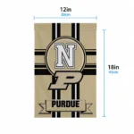 Purdue Boilermakers Garden Flag Customized Circle Medallion Gold Best Selling