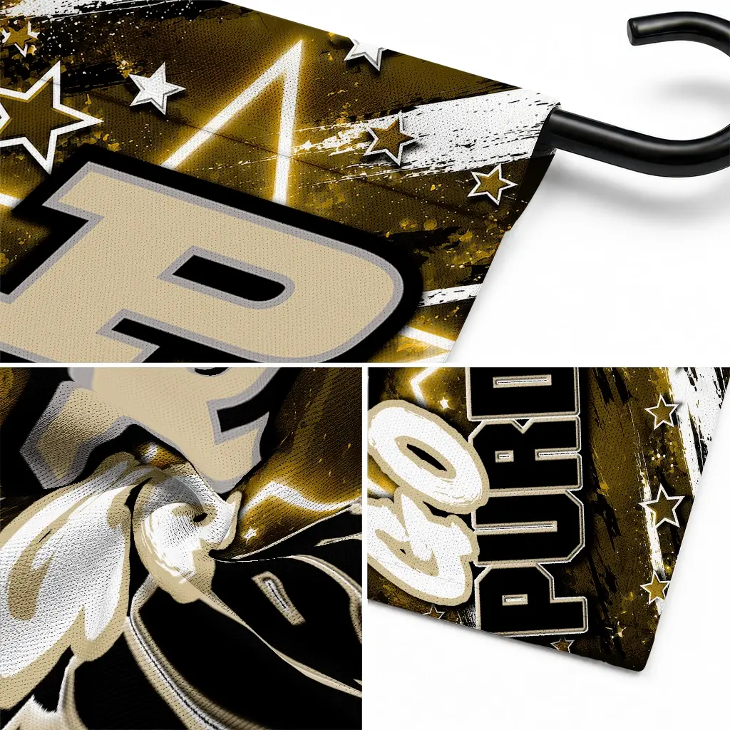 Purdue Boilermakers Garden Flag Personalized Glowing Star Gold Latest Model Purdue Boilermakers Garden Flag Personalized Glowing Star Gold Latest Model