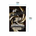 Purdue Boilermakers Garden Flag Personalized Swirl Vortex Gold Best Selling