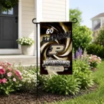 Purdue Boilermakers Garden Flag Personalized Swirl Vortex Gold Best Selling