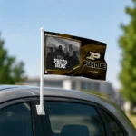 Purdue Boilermakers House Flag Custom Framed Photo Gold Black Best Selling
