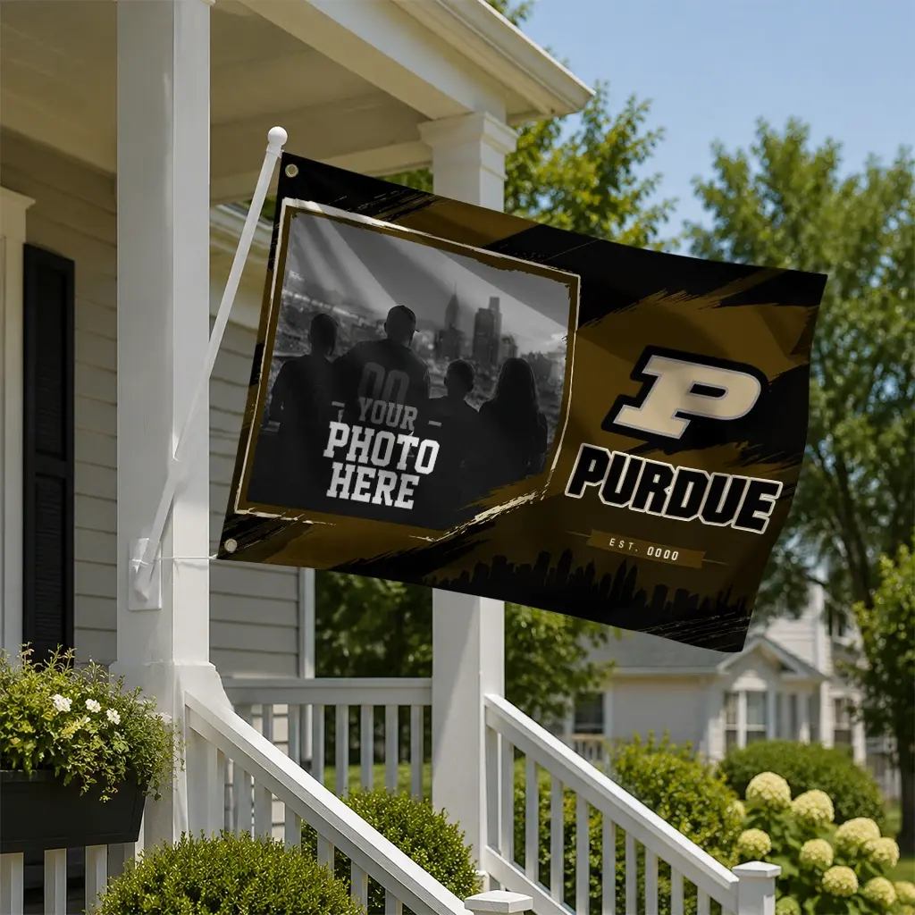 Purdue Boilermakers House Flag Custom Framed Photo Gold Black New Arrival Purdue Boilermakers House Flag Custom Framed Photo Gold Black New Arrival