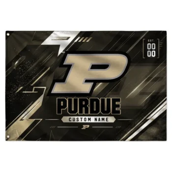 Purdue Boilermakers House Flag Custom Speed Slashes Gold Best Selling