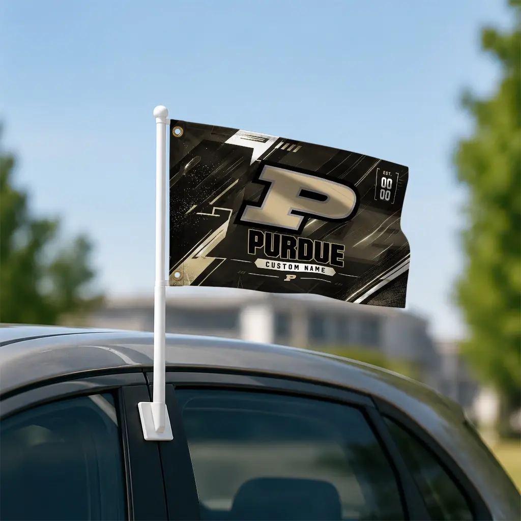 Purdue Boilermakers House Flag Custom Speed Slashes Gold Latest Model Purdue Boilermakers House Flag Custom Speed Slashes Gold Latest Model