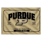 Purdue Boilermakers House Flag Customized Ornate Border Gold Best Selling