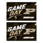 Purdue Boilermakers House Flag Personalized Action Streaks Gold Best Selling