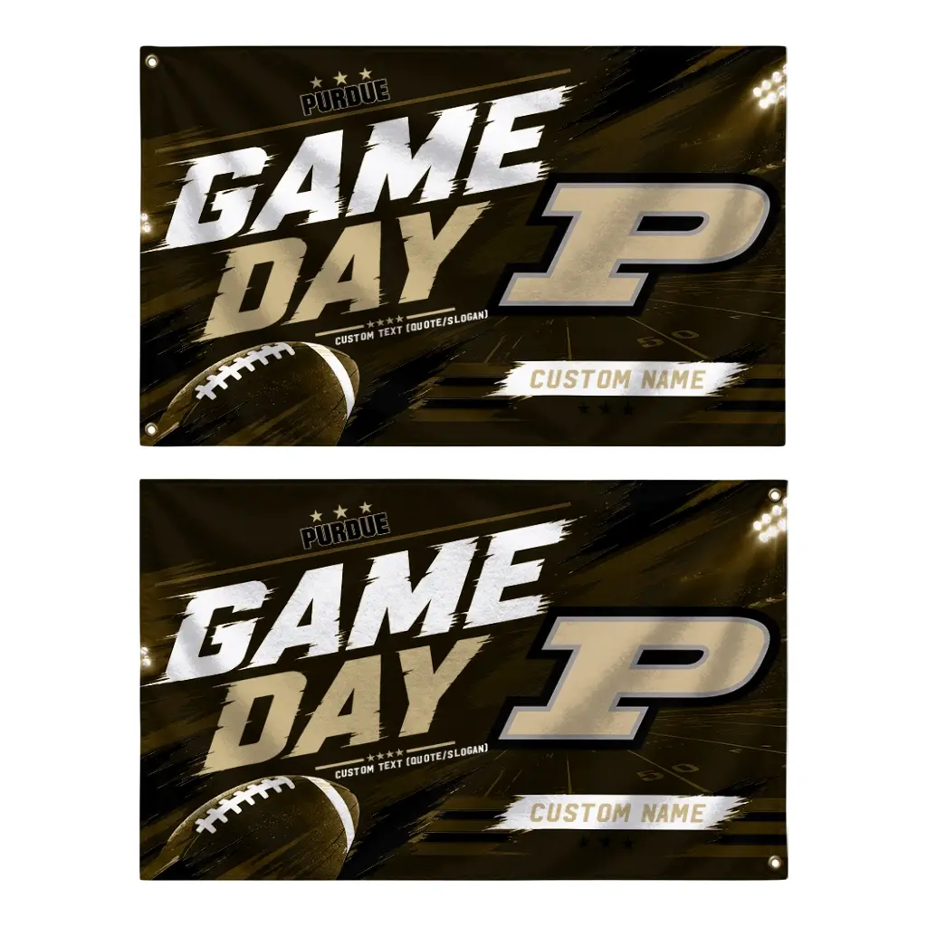 Purdue Boilermakers House Flag Personalized Action Streaks Gold Fashion Forward Purdue Boilermakers House Flag Personalized Action Streaks Gold Fashion Forward