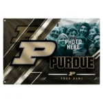 Purdue Boilermakers House Flag Personalized Diagonal Stripes Gold Best Selling