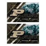Purdue Boilermakers House Flag Personalized Diagonal Stripes Gold Best Selling