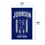 Rice Owls Garden Flag Custom Distressed Stripes Navy Blue Best Selling
