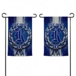 Rice Owls Garden Flag Custom Laurel Wreath Navy Blue Best Selling