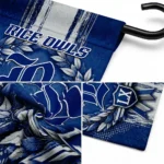 Rice Owls Garden Flag Custom Laurel Wreath Navy Blue Best Selling