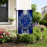 Rice Owls Garden Flag Custom Laurel Wreath Navy Blue Best Selling
