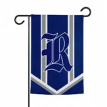 Rice Owls Garden Flag Customized Chevron Stripes Navy Blue Best Selling