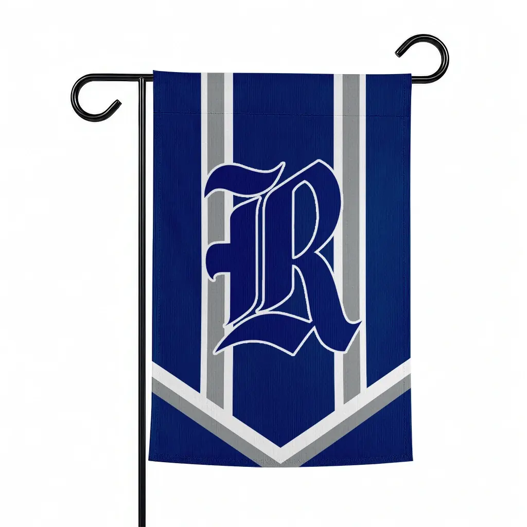 Rice Owls Garden Flag Customized Chevron Stripes Navy Blue Best Selling Rice Owls Garden Flag Customized Chevron Stripes Navy Blue Best Selling