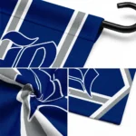 Rice Owls Garden Flag Customized Chevron Stripes Navy Blue Best Selling