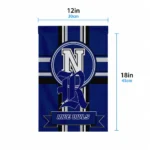 Rice Owls Garden Flag Customized Circle Medallion Navy Blue Best Selling