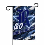 Rice Owls Garden Flag Personalized Glowing Star Navy Blue Best Selling