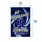 Rice Owls Garden Flag Personalized Swirl Vortex Navy Blue Best Selling