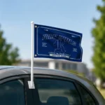 Rice Owls House Flag Customized Ornate Border Navy Blue Best Selling