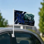 Rice Owls House Flag Personalized Diagonal Stripes Navy Blue Best Selling