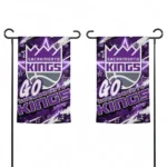 Sacramento Kings Garden Flag Custom Glowing Star Purple Best Selling
