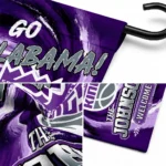 Sacramento Kings Garden Flag Custom Swirl Vortex Purple Best Selling